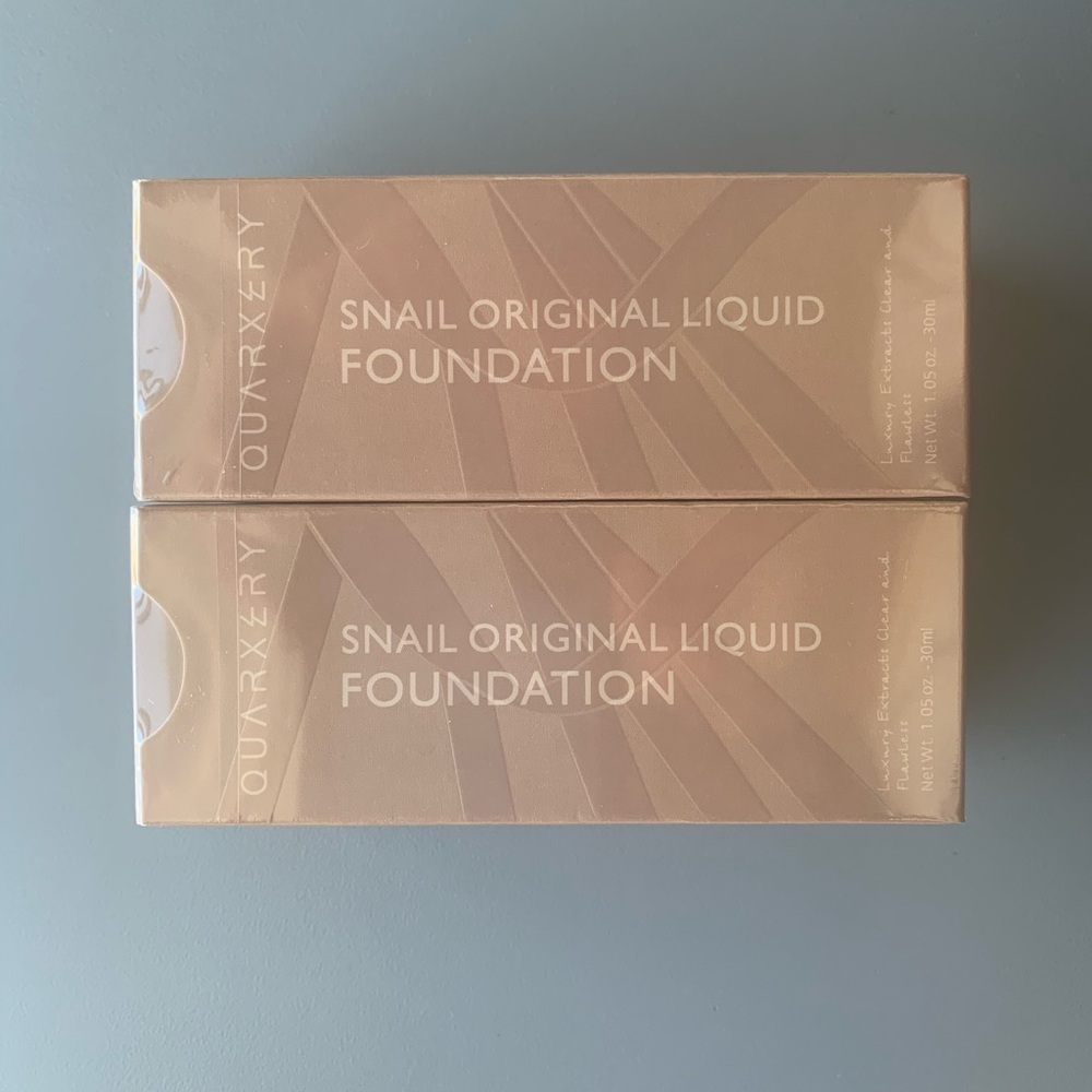 2 x Snail Liquid Moisturizing Holding Foundation Truffle 301D NW - Picture 2 of 9